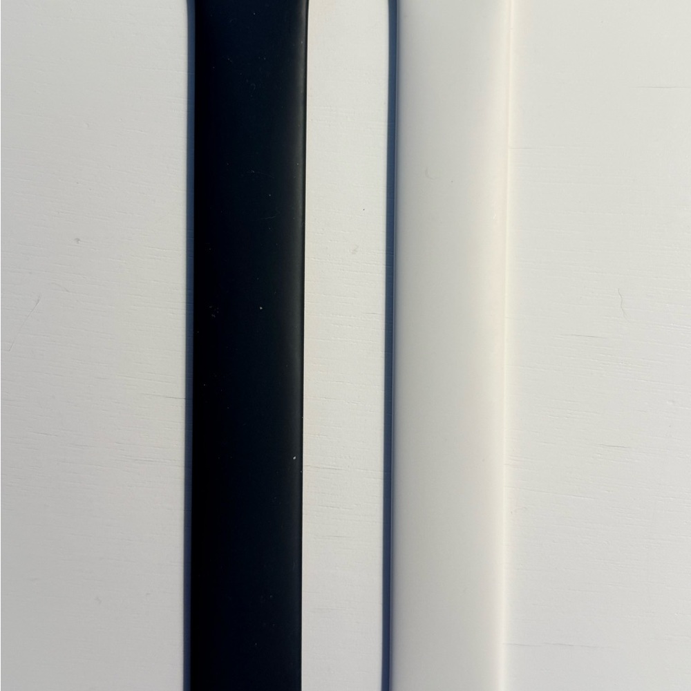 Midnight and White Silicone Apple Solo Loop Watch Bands 40mm